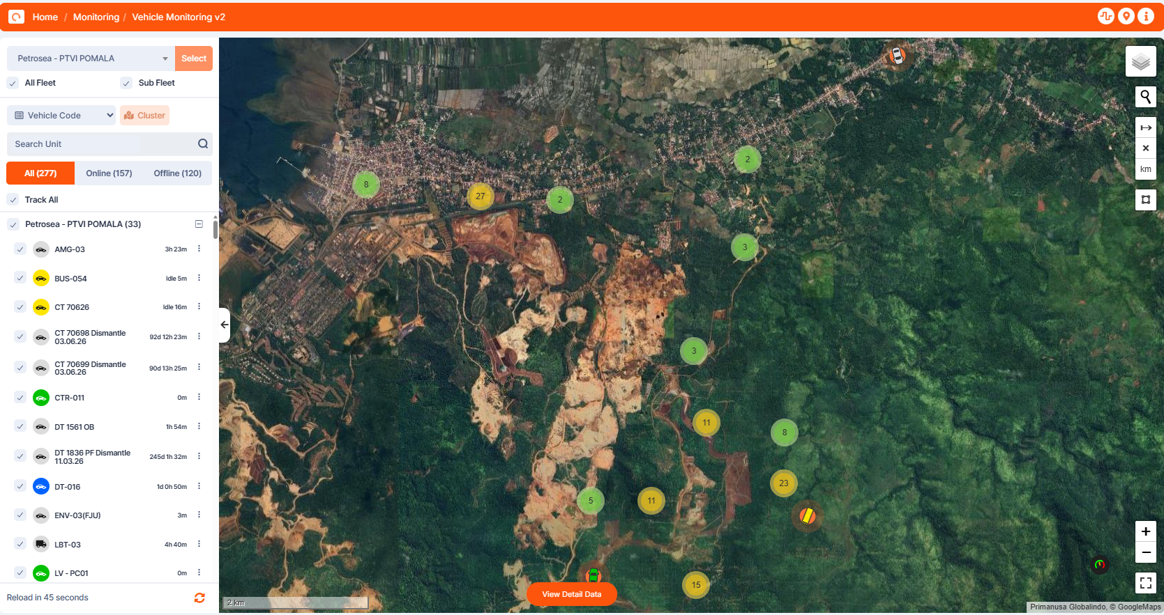 Vale Pomalaa GPS Tracking & Fleet Management System (FMS) Safety Suite