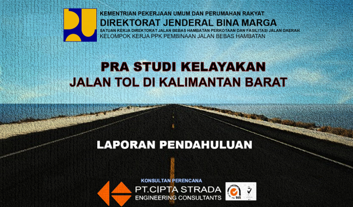 West Kalimantan Toll Road Pre-Feasibility Study